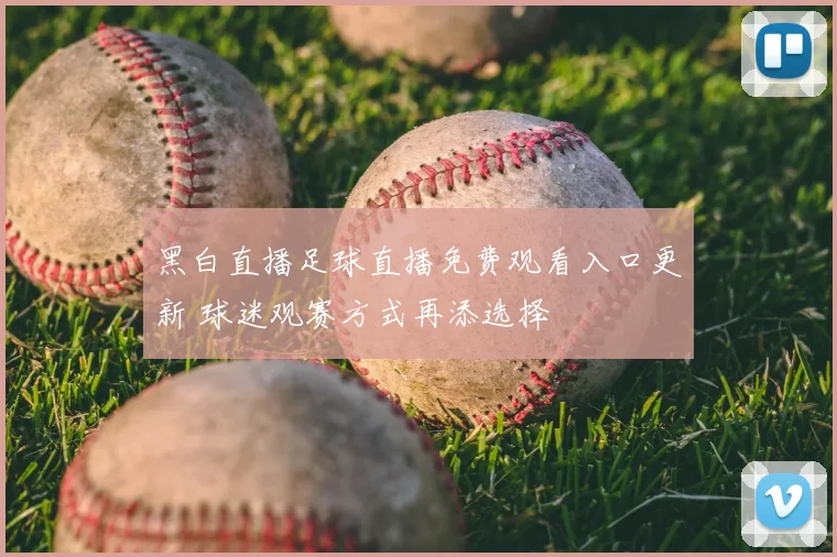黑白直播足球直播免费观看入口更新 球迷观赛方式再添选择